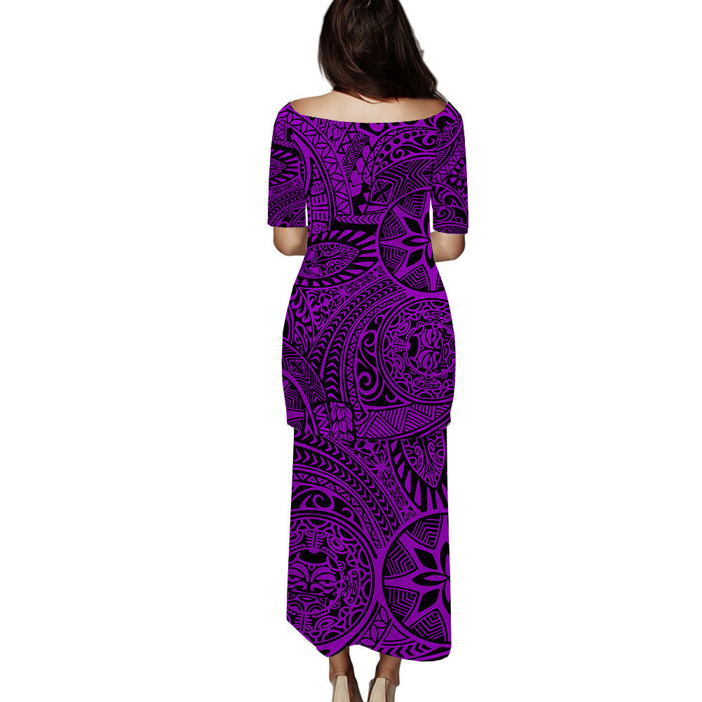 custom-personalised-polynesian-puletasi-dress-tapa-tribal-tattoo-vintage-ver04