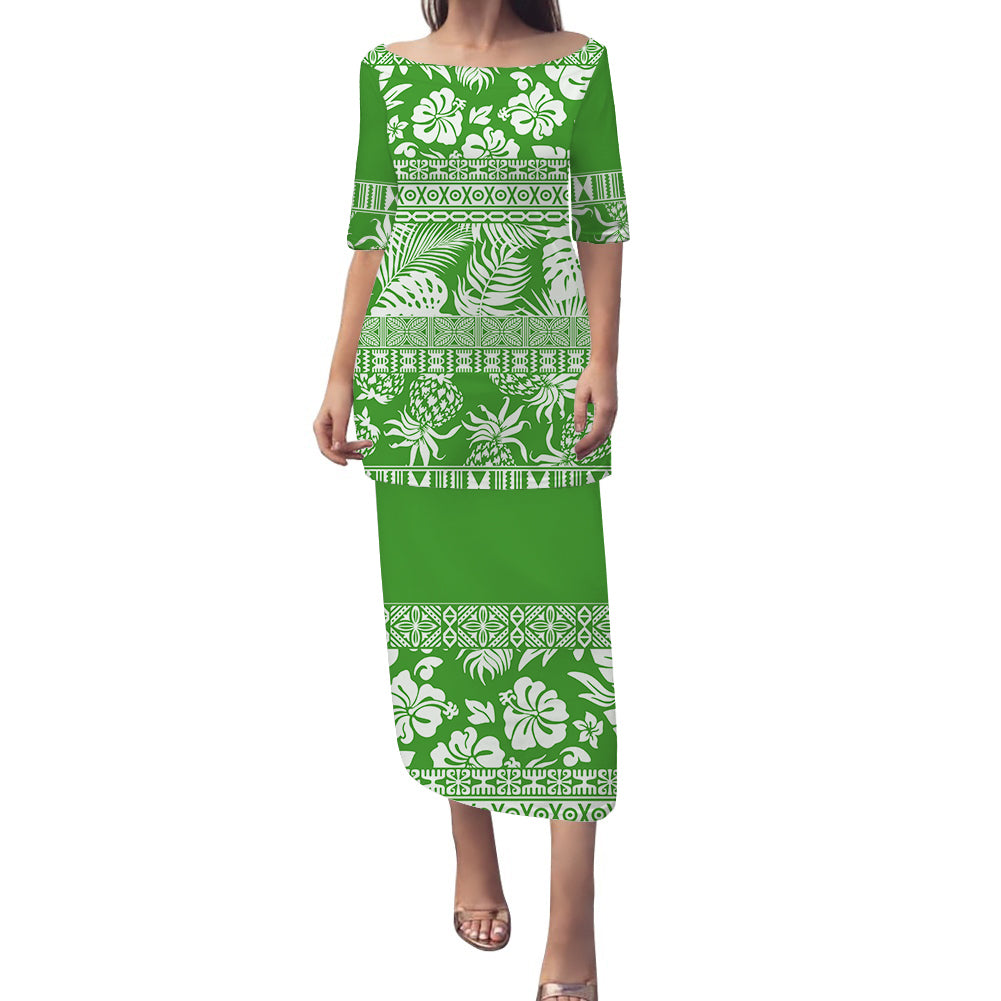 polynesian-puletasi-dress-hibiscus-tropical-leaves-pattern-ver06