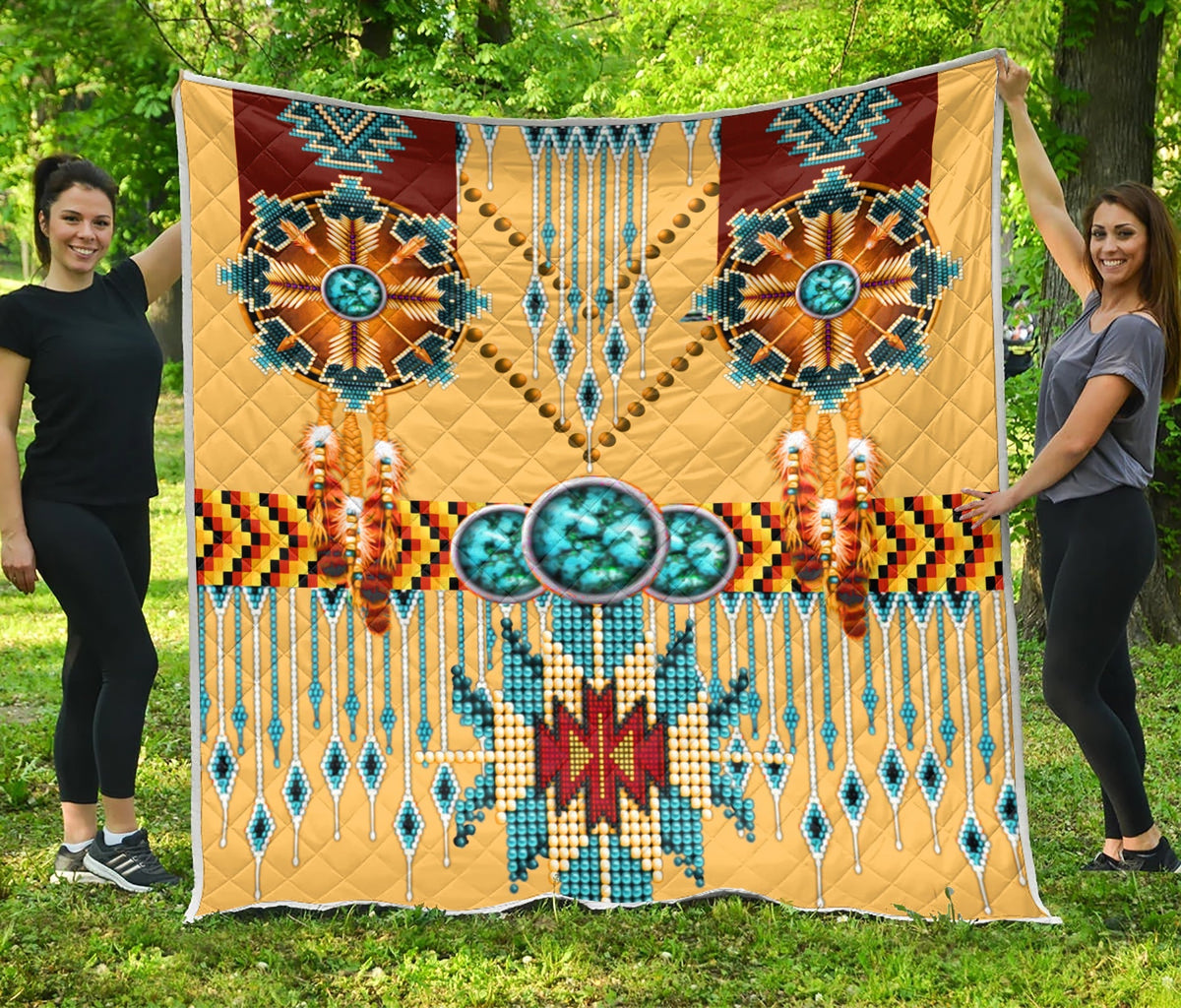 Native American Premium Quilt Dream Catchers Indigenous LT13 - Wonder Print Shop