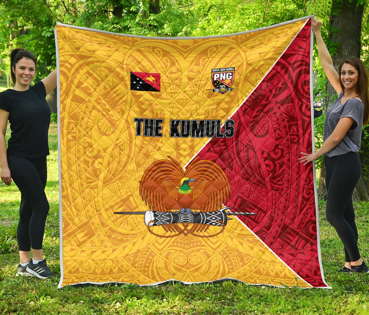The Kumuls PNG Premium Quilt Papua New Guinea Polynesian Dynamic Style - Wonder Print Shop