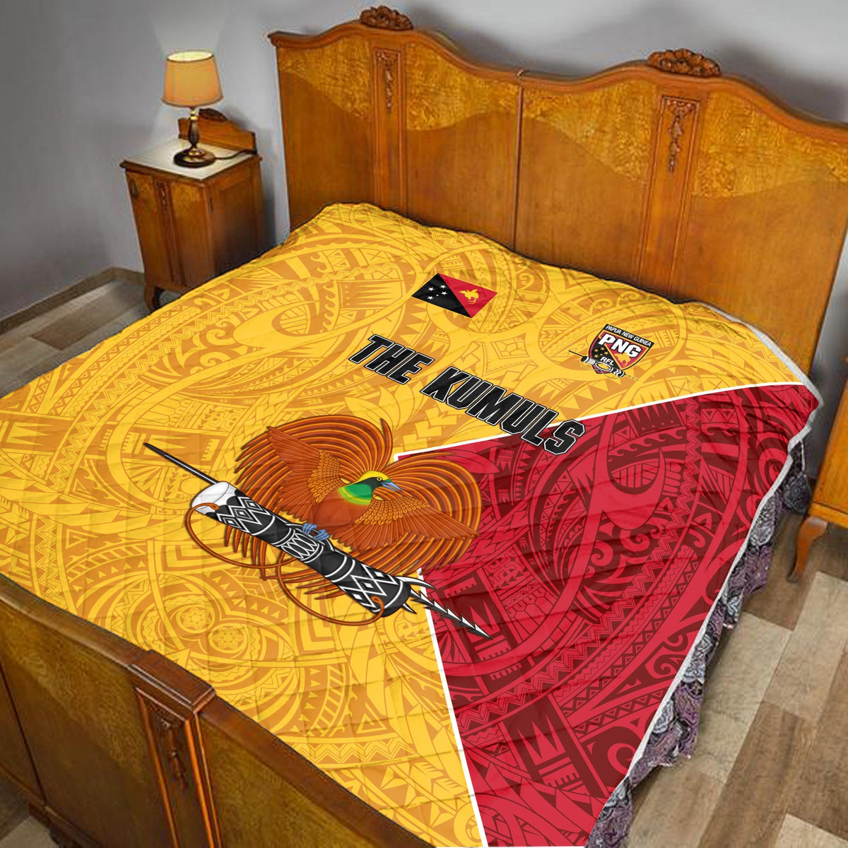 The Kumuls PNG Premium Quilt Papua New Guinea Polynesian Dynamic Style - Wonder Print Shop