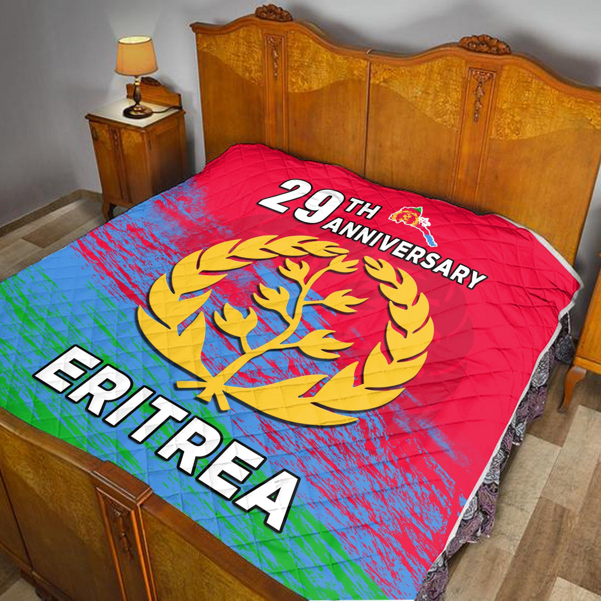 Eritrea Premium Quilt Eritrean Independence Day LT13 - Wonder Print Shop