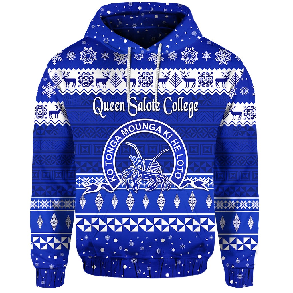 Custom Queen Salote College Christmas Hoodie Simple Style LT8 - Wonder Print Shop