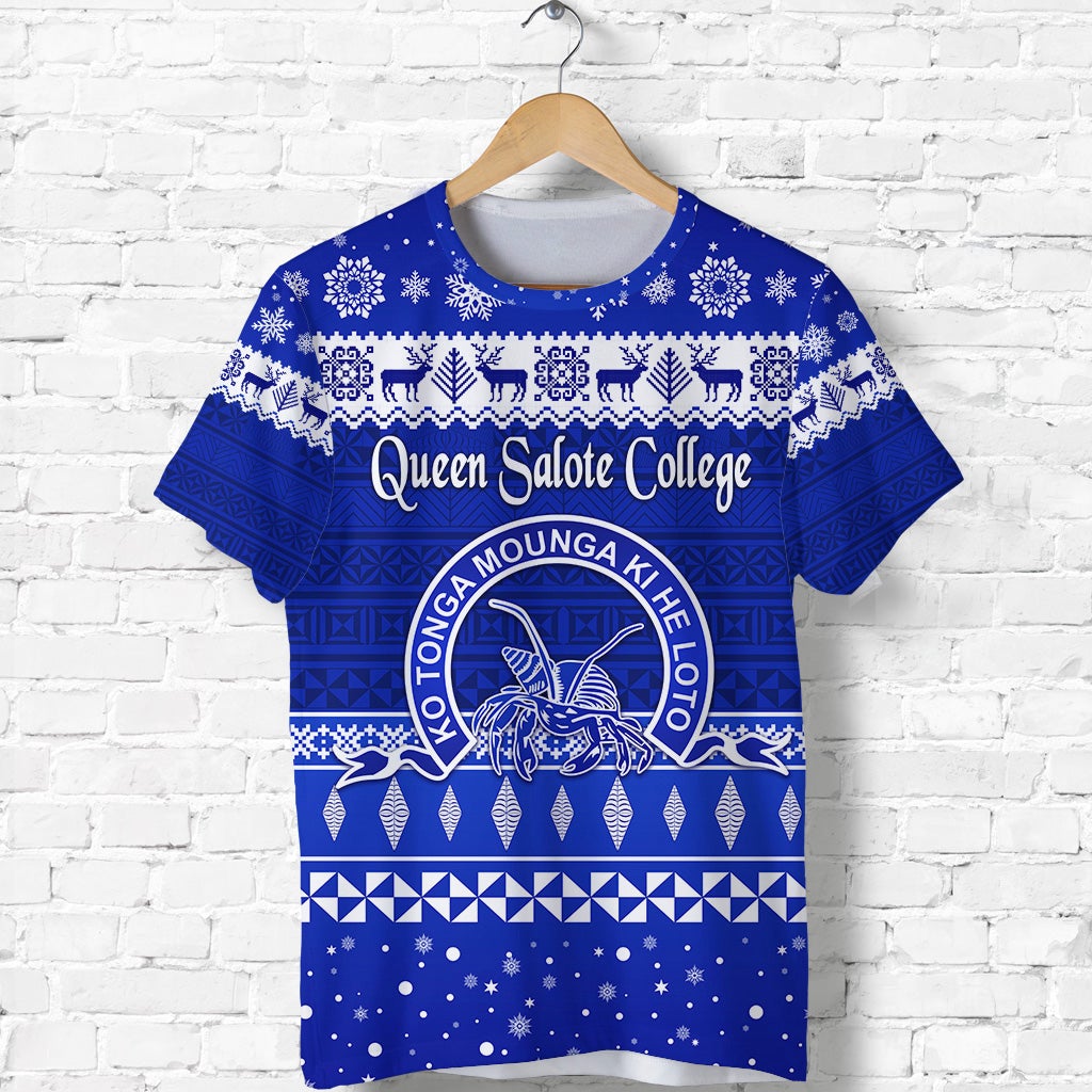 Custom Queen Salote College Christmas T Shirt Simple Style LT8 - Wonder Print Shop