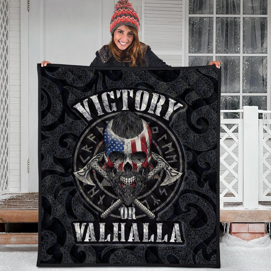 Viking Quilt - Victory or Valhalla - Special Version Quilt RLT12 - Wonder Print Shop