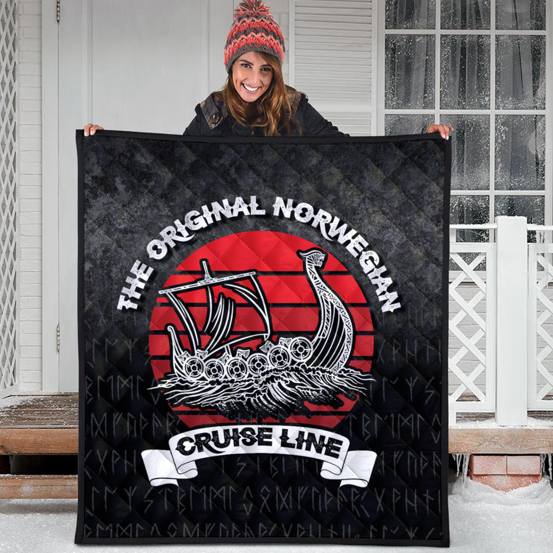 Viking Quilt - The Original Norwegian Cruise Line Quilt RLT12 - Wonder Print Shop