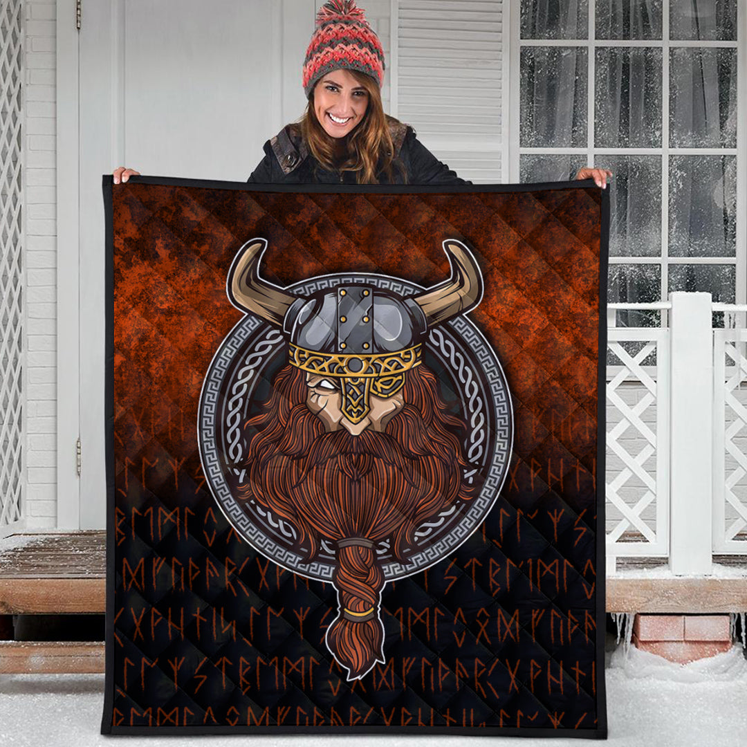 Viking Quilt - Viking Warrior Odin Valhalla Quilt RLT12 - Wonder Print Shop