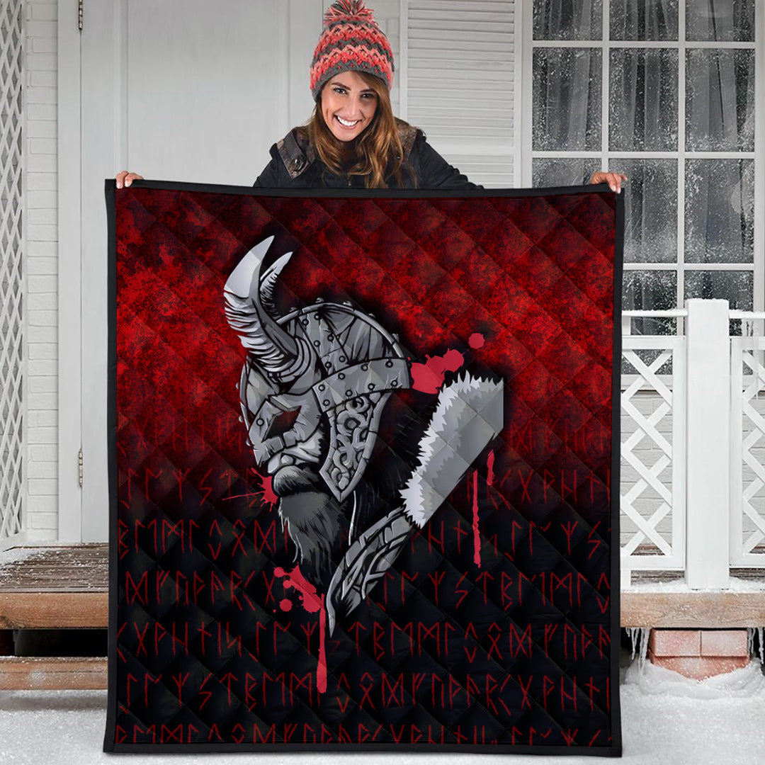 Viking Quilt - Viking Nordic Odin Quilt RLT12 - Wonder Print Shop