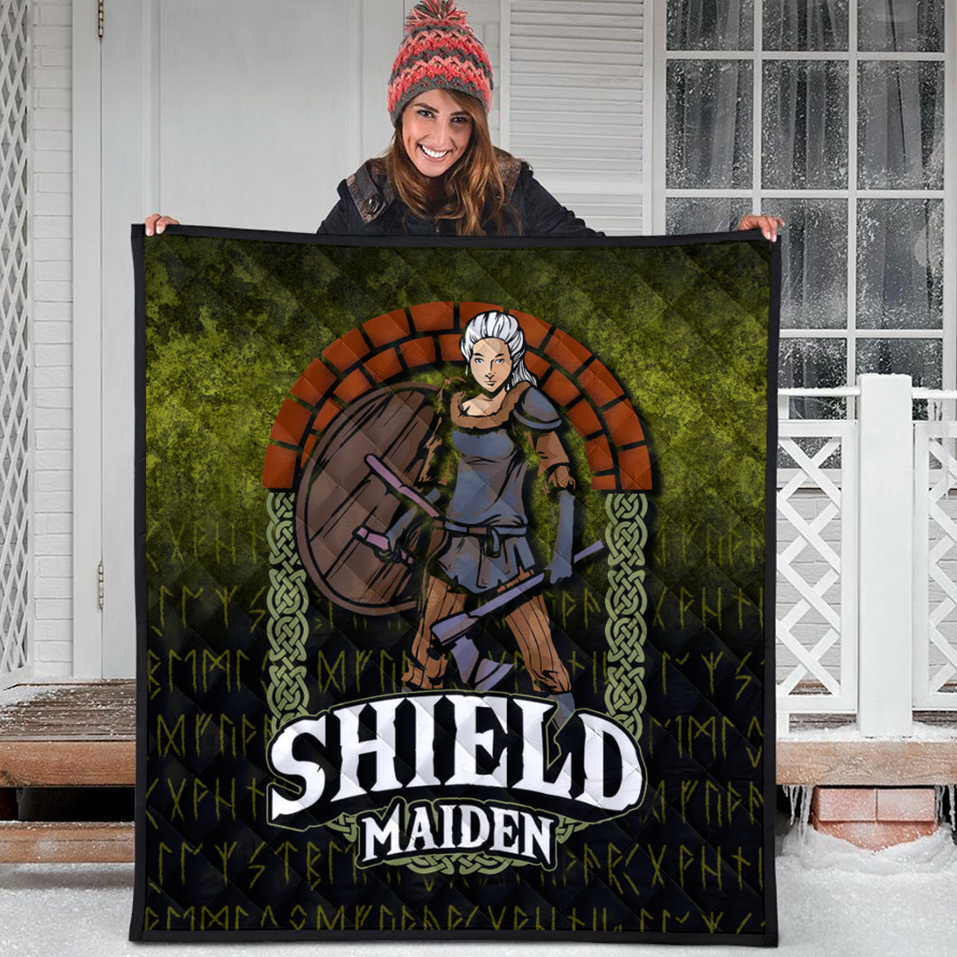 Viking Quilt - ShieldMaiden Quilt RLT12 - Wonder Print Shop