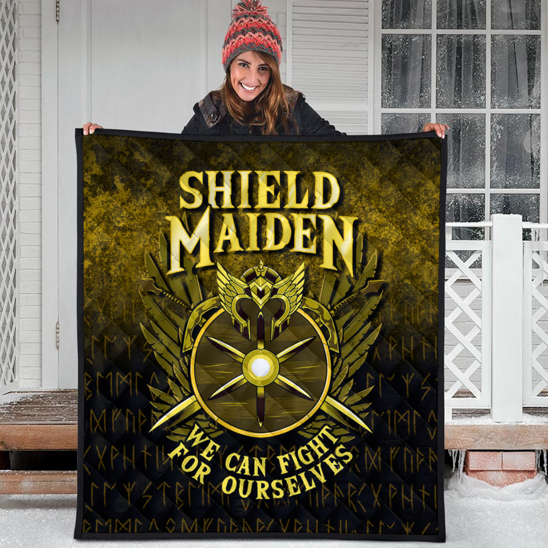 Viking Quilt - Shield Maiden We Can Fight For Ourselves Quilt RLT12 - Wonder Print Shop