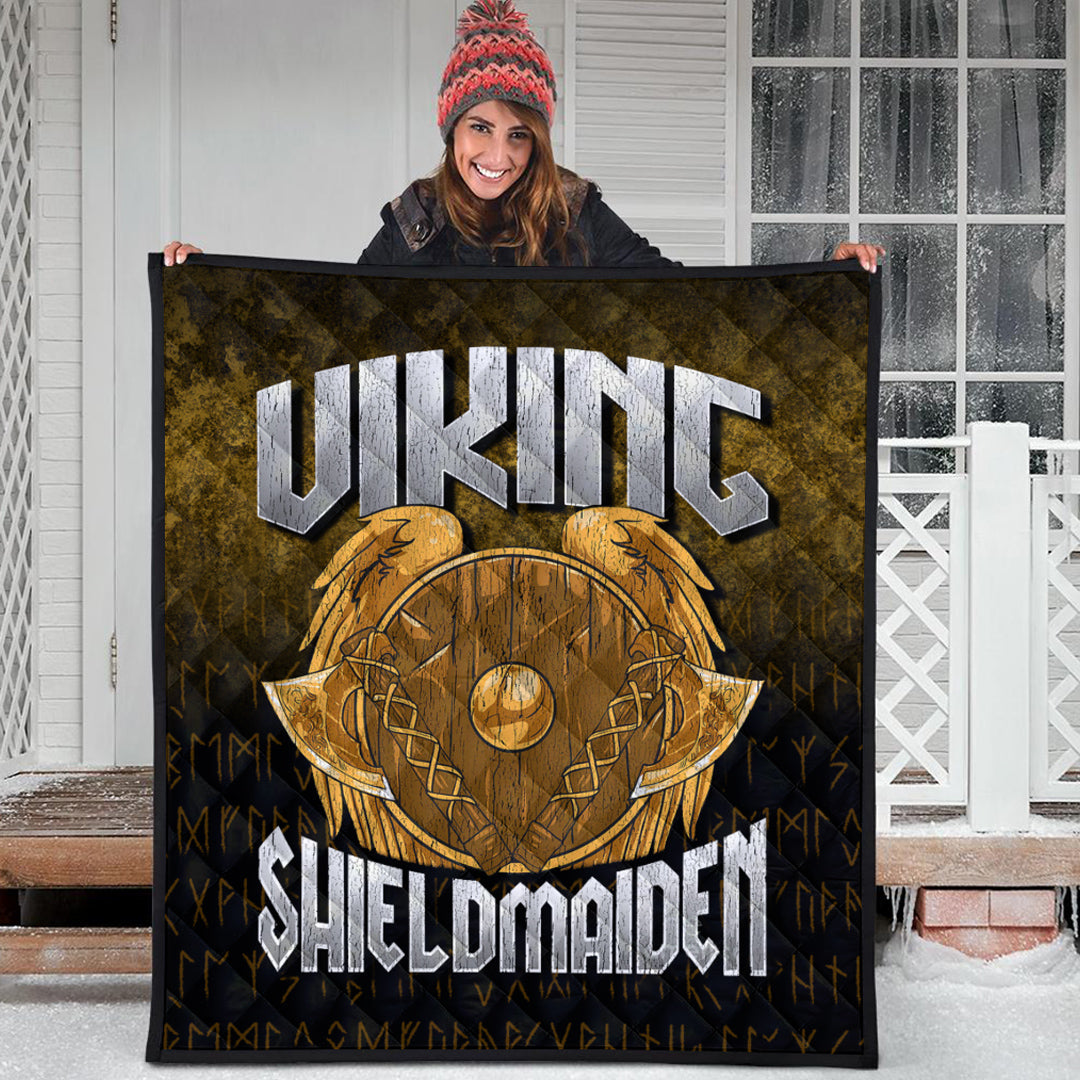 Viking Quilt - ShieldMaiden Quilt RLT12 - Wonder Print Shop