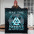 Viking Quilt - May The Norse Be With You Viking - Cyan Version Quilt RLT12 - Wonder Print Shop