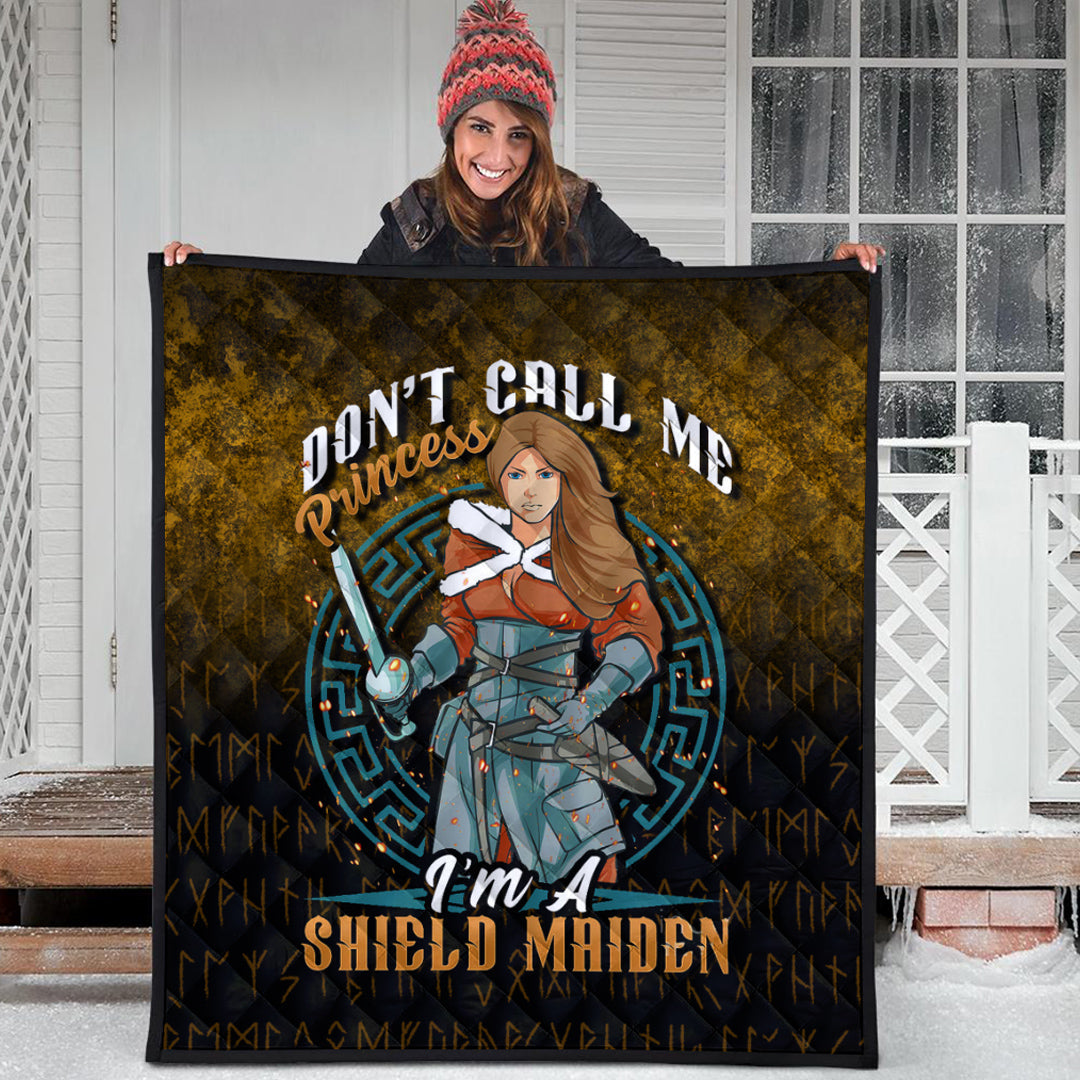 Viking Quilt - Im A Shield Maiden Quilt RLT12 - Wonder Print Shop