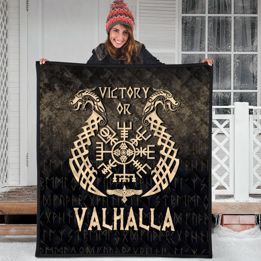 Wonder Print Shop Quilt - Victory or Valhalla - Gold Version Quilt RLT12 - Wonder Print Shop