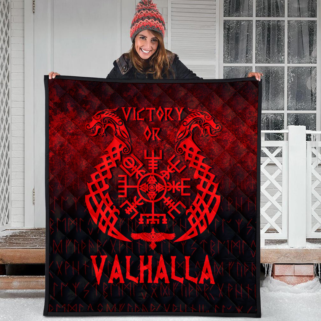 Wonder Print Shop Quilt - Victory or Valhalla - Red Version Quilt RLT12 - Wonder Print Shop