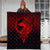 Viking Quilt - Viking Norse Wolf - Red Version Quilt RLT12 - Wonder Print Shop