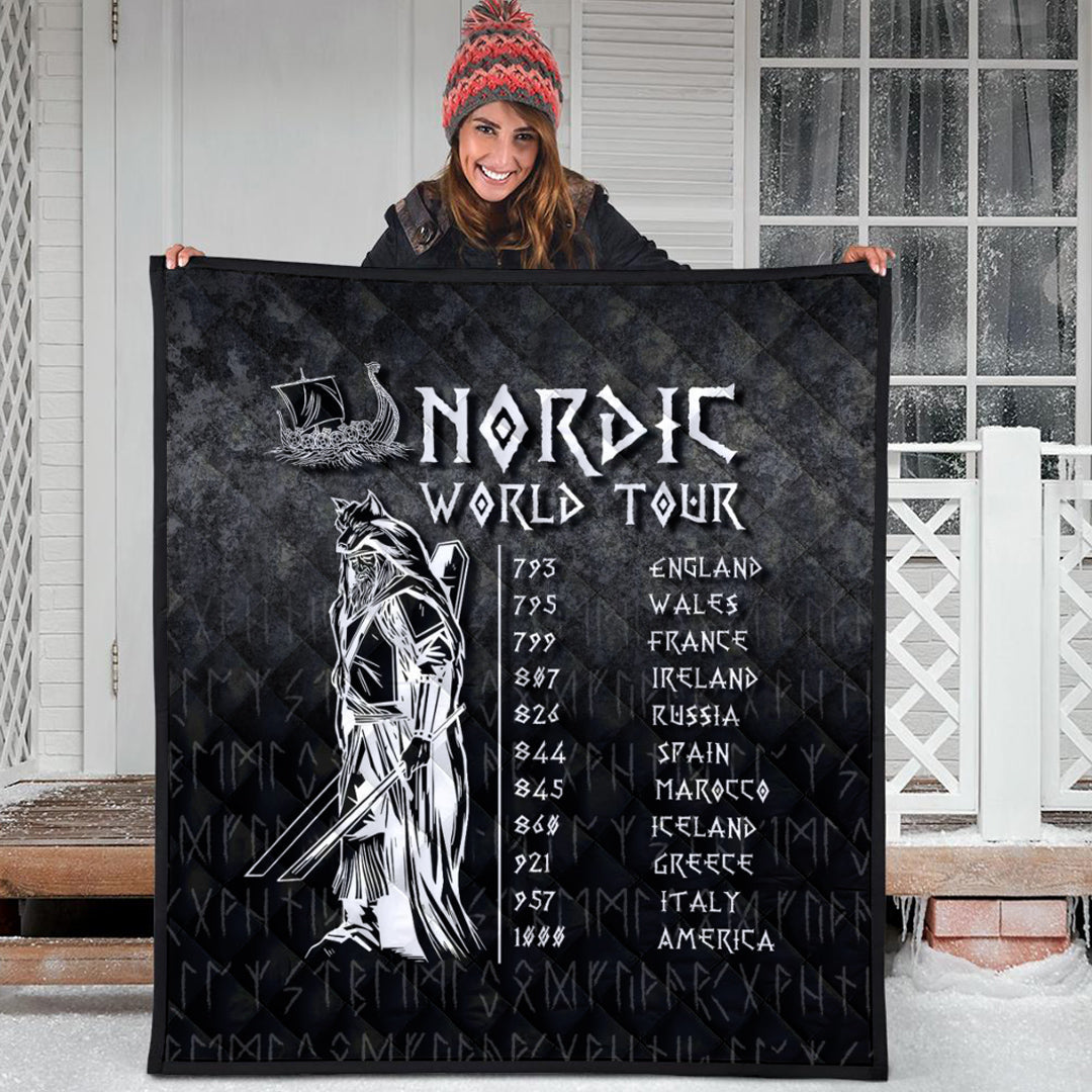 Viking Quilt - Nordic World Tour Quilt RLT12 - Wonder Print Shop