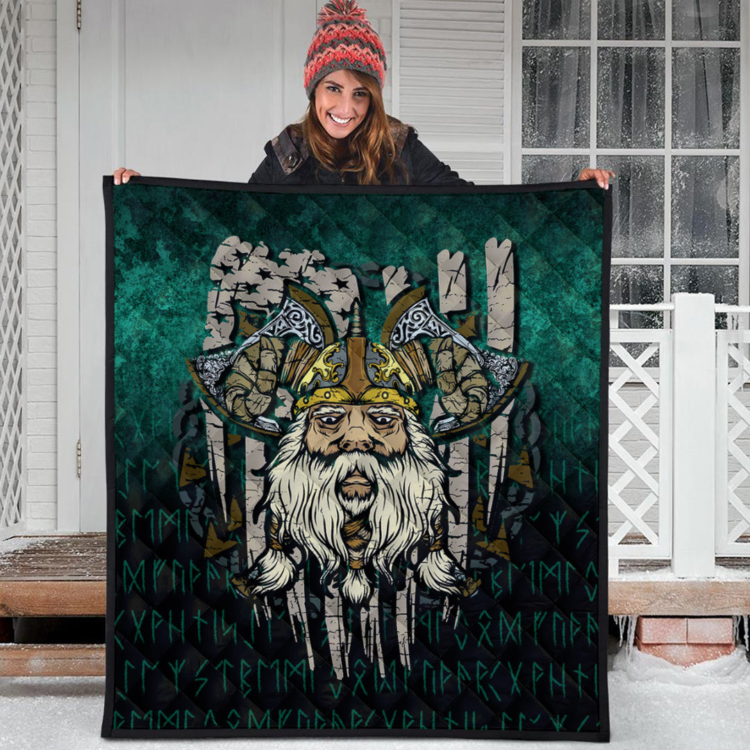 Viking Quilt - America Odin Quilt RLT12 - Wonder Print Shop