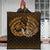 Viking Quilt - Ragnarok Huginn Muninn - Gold Version Quilt RLT12 - Wonder Print Shop