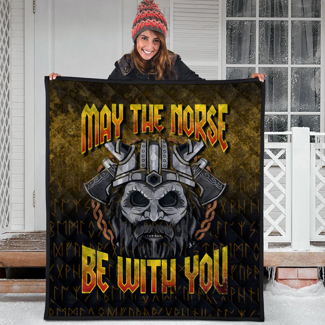 Viking Quilt - May The Norse Be With You Quilt RLT12 - Wonder Print Shop