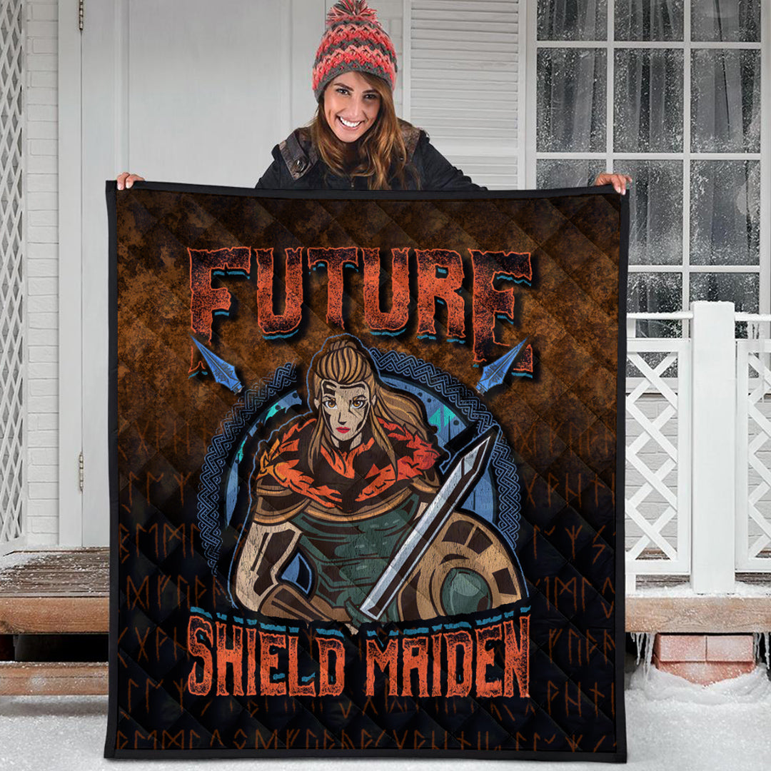 Viking Quilt - Future ShieldMaiden Quilt RLT12 - Wonder Print Shop