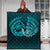 Viking Quilt - Ragnarok Huginn Muninn - Cyan Version Quilt RLT12 - Wonder Print Shop