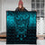 Viking Quilt - Viking Odin Allfather In Asgard - Cyan Version Quilt RLT12 - Wonder Print Shop