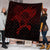 Viking Quilt - Raven Vegvisir Tattoo - Red Version Quilt RLT12 - Wonder Print Shop