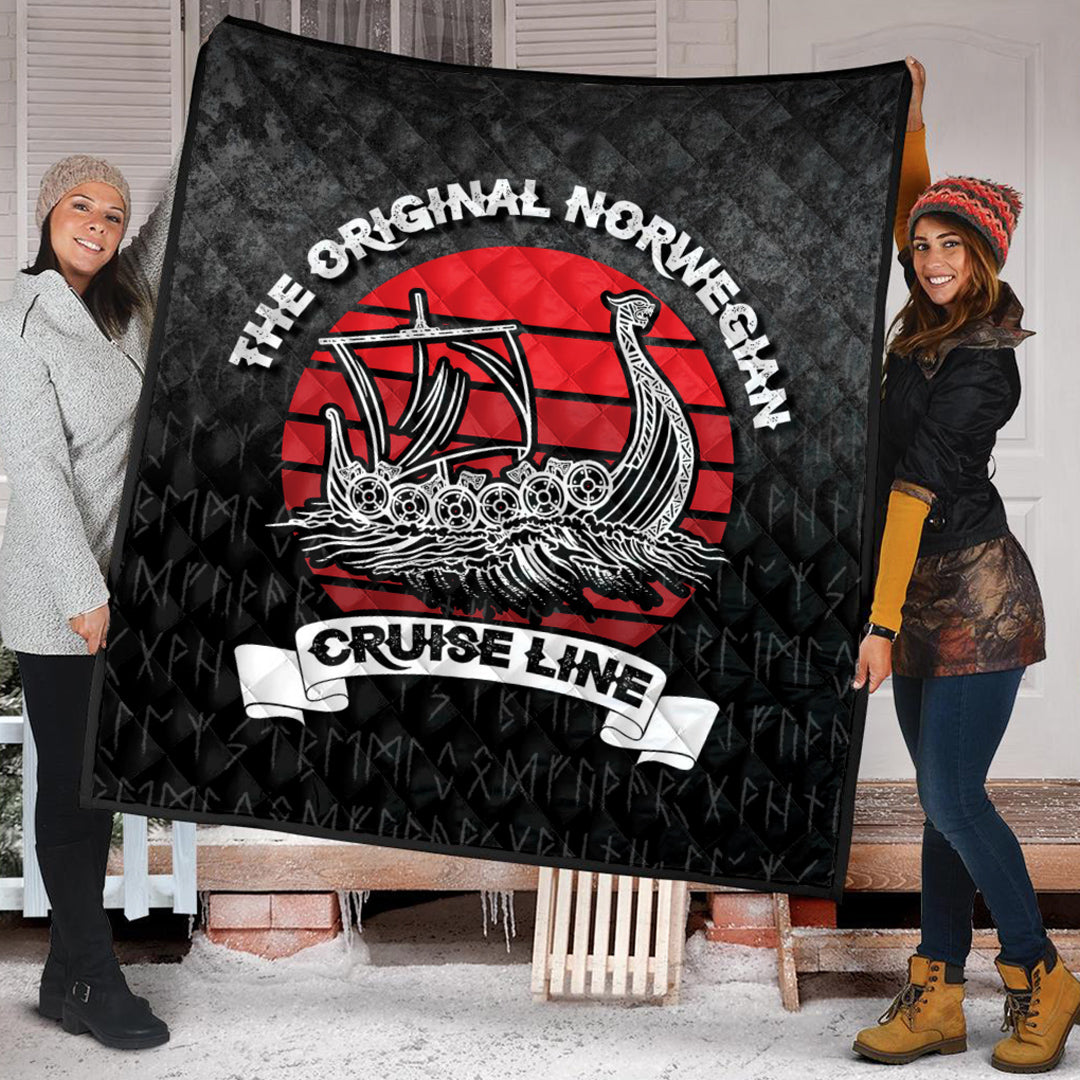Viking Quilt - The Original Norwegian Cruise Line Quilt RLT12 - Wonder Print Shop