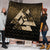 Viking Quilt - Huginn Muninn Ravens from Odin Viking - Gold Version Quilt RLT12 - Wonder Print Shop