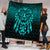 Viking Quilt - Viking God Odin Allfather In Asgard Raven God - Cyan Version Quilt RLT12 - Wonder Print Shop