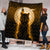 Viking Quilt - Fenrir Viking Wolf - Gold Version Quilt RLT12 - Wonder Print Shop