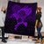 Viking Quilt - Raven Vegvisir Tattoo - Purple Version Quilt RLT12 - Wonder Print Shop