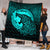 Viking Quilt - Fenrir Viking 3D Tattoo - Cyan Version Quilt RLT12 - Wonder Print Shop
