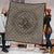 Viking Quilt - Tree Of Life with Triquetra Beige Quilt RLT12 - Wonder Print Shop