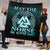 Viking Quilt - May The Norse Be With You Viking - Cyan Version Quilt RLT12 - Wonder Print Shop