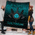 Viking Quilt - Ragnar Lothbrok - Ragnar Lodbrok - Viking Warrior - Cyan Version Quilt RLT12 - Wonder Print Shop