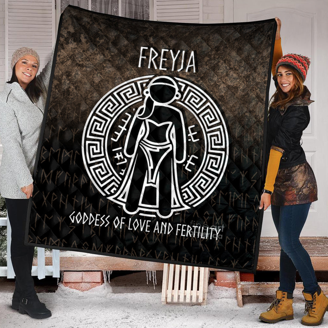Wonder Print Shop Quilt - Freyja the Goddess of Love and Fertility Quilt RLT12 - Wonder Print Shop