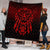 Viking Quilt - Viking God Odin Allfather In Asgard Raven God - Red Version Quilt RLT12 - Wonder Print Shop