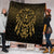 Viking Quilt - Viking God Odin Allfather In Asgard Raven God - Gold Version Quilt RLT12 - Wonder Print Shop