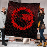 Wonder Print Shop Quilt - Wolf Of Odin - Red Version Quilt RLT12 - Wonder Print Shop