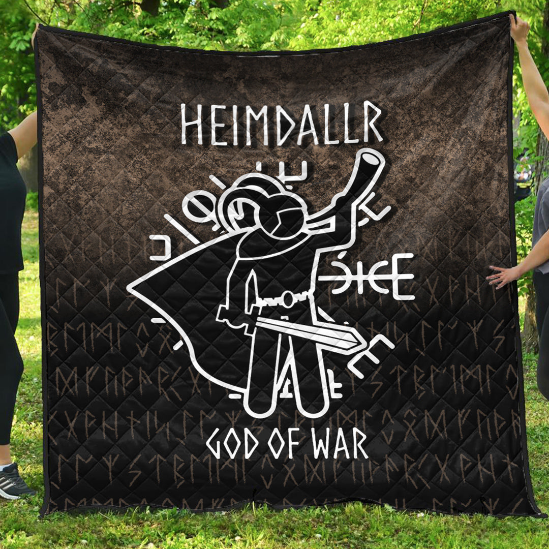 Wonder Print Shop Quilt - Heimdallr God Of War Quilt RLT12 - Wonder Print Shop