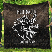 Wonder Print Shop Quilt - Heimdallr God Of War Quilt RLT12 - Wonder Print Shop