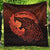 Viking Quilt - Fenrir Viking 3D Tattoo - Orange Version Quilt RLT12 - Wonder Print Shop