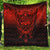 Viking Quilt - Viking Odin Allfather In Asgard - Red Version Quilt RLT12 - Wonder Print Shop