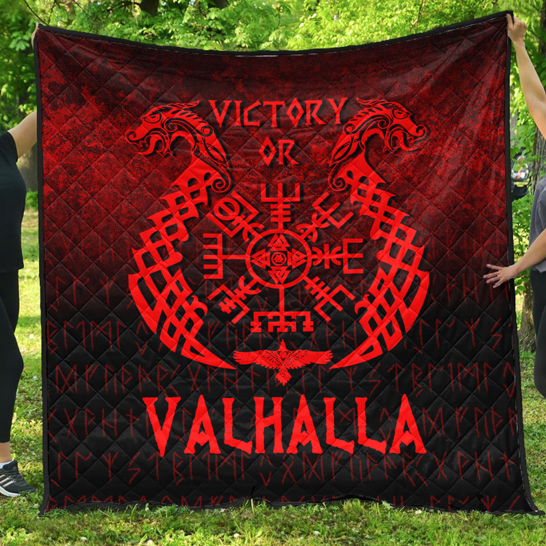 Wonder Print Shop Quilt - Victory or Valhalla - Red Version Quilt RLT12 - Wonder Print Shop