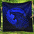 Viking Quilt - Fenrir Viking 3D Tattoo - Blue Version Quilt RLT12 - Wonder Print Shop