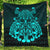 Viking Quilt - Vikings Odin Valhalla - Cyan Version Quilt RLT12 - Wonder Print Shop