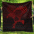 Viking Quilt - Raven Vegvisir Tattoo - Red Version Quilt RLT12 - Wonder Print Shop
