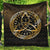 Viking Quilt - Vegvisir Nordic Viking Rune - Gold Version Quilt RLT12 - Wonder Print Shop